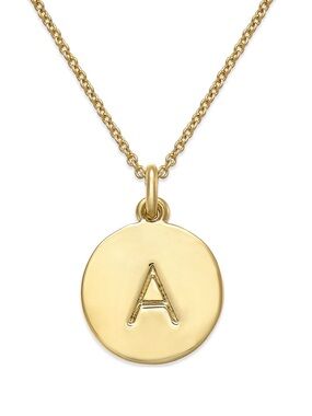 NWT $58 kate spade New York Initial Pendant Necklace - A